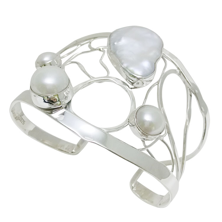 Multi-Stone bracecuff,B7278