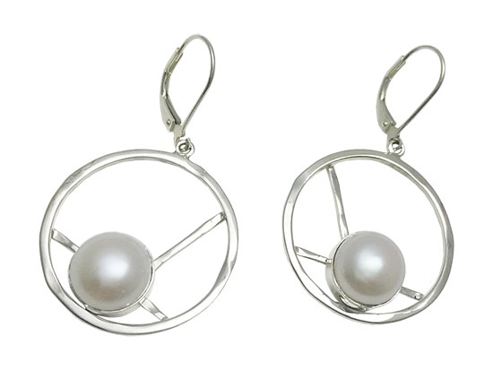 Sterling silver earring,E6117