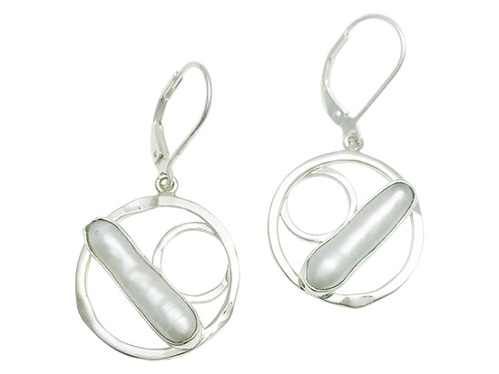 Sterling silver earring,E6730